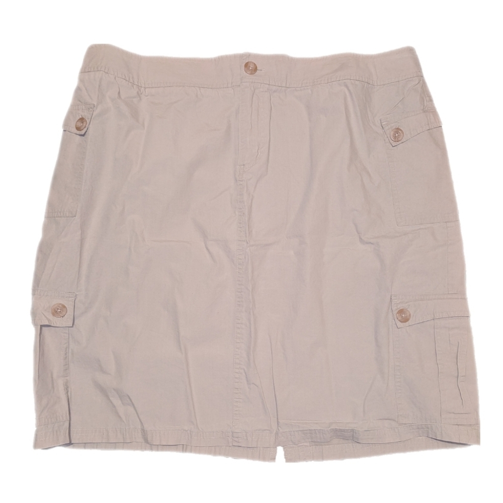 Tan / Khaki Cargo Skirt